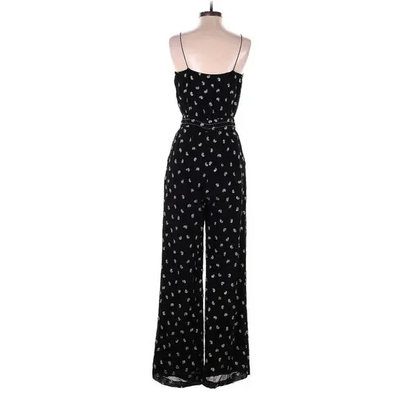 Derek Lam 10 Crosby Kylie Black and Gold Cami Jumpsuit - Picture 4 of 4